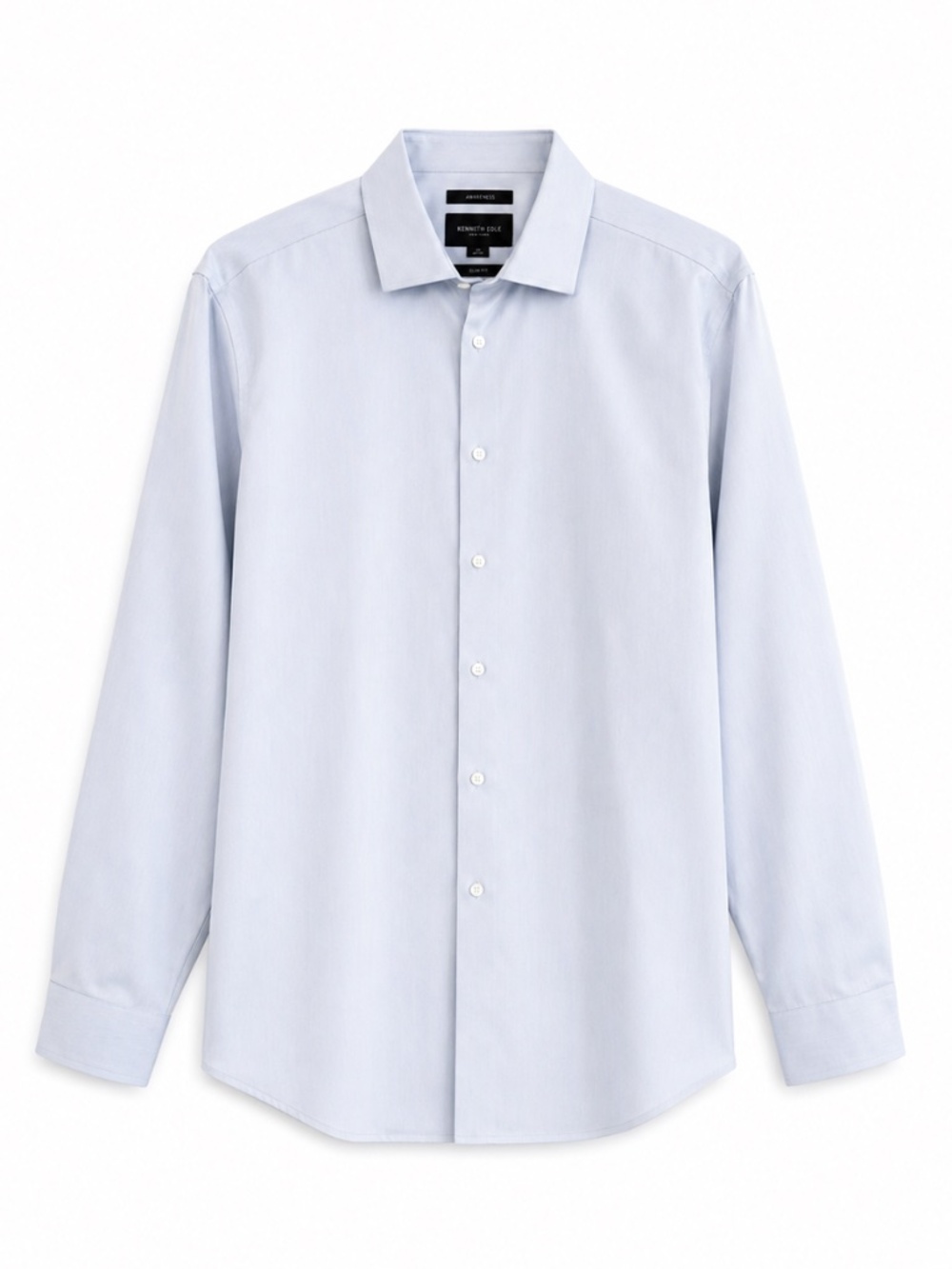 AWEARNESS Kenneth Cole Grey Pinstriped Slim Fit Dress Shirt – Size 17/Tall GUC
